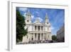 View of St. Paul's Cathedral, London, England, United Kingdom, Europe-Frank Fell-Framed Photographic Print