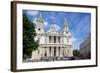 View of St. Paul's Cathedral, London, England, United Kingdom, Europe-Frank Fell-Framed Photographic Print