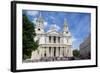 View of St. Paul's Cathedral, London, England, United Kingdom, Europe-Frank Fell-Framed Photographic Print