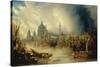 View of St Paul's from the Thames-John Gendall-Stretched Canvas