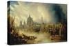 View of St Paul's from the Thames-John Gendall-Stretched Canvas