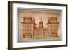 View of St Paul's School, City of London, C1670-Wenceslaus Hollar-Framed Giclee Print