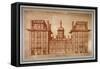 View of St Paul's School, City of London, C1670-Wenceslaus Hollar-Framed Stretched Canvas