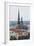 View of St. Peter Church from the Latvian Academy of Science Building-Massimo Borchi-Framed Photographic Print