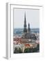 View of St. Peter Church from the Latvian Academy of Science Building-Massimo Borchi-Framed Photographic Print