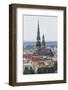 View of St. Peter Church from the Latvian Academy of Science Building-Massimo Borchi-Framed Photographic Print