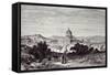 View of St. Peter's and the Vatican-null-Framed Stretched Canvas