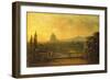 View of St.Peter's, Rome from the Terrace of a Villa-Sir George Howland Beaumont-Framed Giclee Print