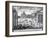 View of St. Peter's, Rome-Giovanni Battista Piranesi-Framed Giclee Print