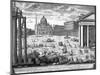 View of St. Peter's, Rome-Giovanni Battista Piranesi-Mounted Giclee Print