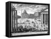 View of St. Peter's, Rome-Giovanni Battista Piranesi-Framed Stretched Canvas