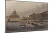 View of St. Petersburg with Saint Isaac's Cathedral in Background-null-Mounted Giclee Print