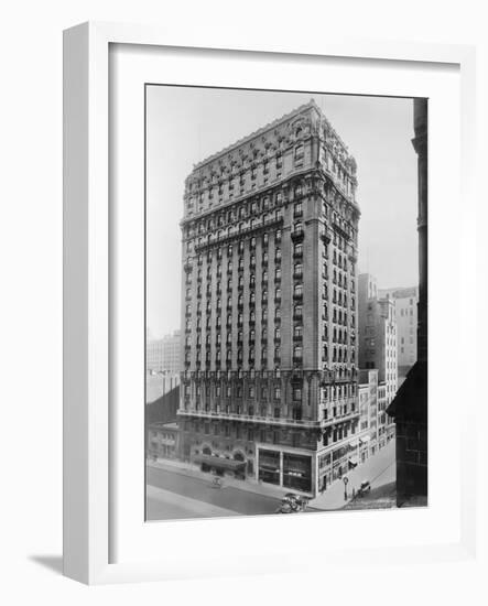 View of St Regis Hotel in NYC-Irving Underhill-Framed Photographic Print