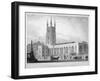 View of St Sepulchre Church, Skinner Street, City of London, 1830-S Lacey-Framed Giclee Print