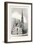 View of St. Stephen's Church at Vienna-null-Framed Giclee Print