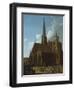 View of St. Stephens Cathedral, Vienna-Eugène Boudin-Framed Giclee Print