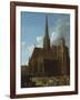 View of St. Stephens Cathedral, Vienna-Eugène Boudin-Framed Giclee Print