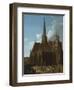 View of St. Stephens Cathedral, Vienna-Eugène Boudin-Framed Giclee Print