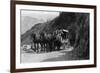 View of Stagecoach Cape Horn Near Chelan Canyon - Lake Chelan, WA-Lantern Press-Framed Art Print