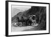 View of Stagecoach Cape Horn Near Chelan Canyon - Lake Chelan, WA-Lantern Press-Framed Art Print