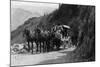 View of Stagecoach Cape Horn Near Chelan Canyon - Lake Chelan, WA-Lantern Press-Mounted Art Print