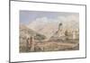 View of Stams Monastery in Tyrol-Jakob Alt-Mounted Premium Giclee Print