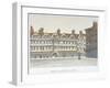 View of Staple Inn and the Buildings of Middle Row in the Centre of Holborn, London, 1850-Valentine Davis-Framed Giclee Print