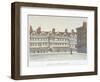 View of Staple Inn and the Buildings of Middle Row in the Centre of Holborn, London, 1850-Valentine Davis-Framed Premium Giclee Print