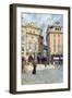 View of Staromestsky Rynk, from 'Stara Praha'-Vaclav Jansa-Framed Giclee Print