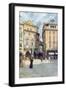 View of Staromestsky Rynk, from 'Stara Praha'-Vaclav Jansa-Framed Giclee Print