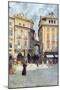 View of Staromestsky Rynk, from 'Stara Praha'-Vaclav Jansa-Mounted Giclee Print