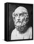 View of Statue of Homer-Philip Gendreau-Framed Stretched Canvas