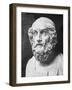 View of Statue of Homer-Philip Gendreau-Framed Photographic Print