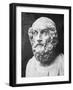 View of Statue of Homer-Philip Gendreau-Framed Photographic Print