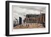 View of Steelyard Wharf, London, 1811-George Shepherd-Framed Giclee Print