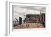 View of Steelyard Wharf, London, 1811-George Shepherd-Framed Giclee Print
