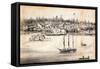 "View of Steilacoom, W.T.", 1860-L. Nagel-Framed Stretched Canvas