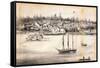 "View of Steilacoom, W.T.", 1860-L. Nagel-Framed Stretched Canvas
