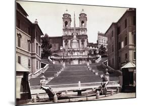 View Of Steps In Piazza Di Spagna-Bettmann-Mounted Photographic Print