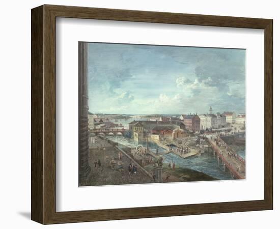 View of Stockholm from the Royal Palace-Elias Martin-Framed Giclee Print