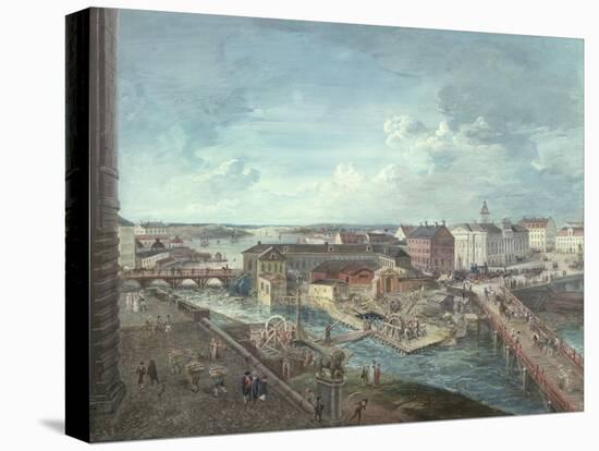 View of Stockholm from the Royal Palace-Elias Martin-Stretched Canvas