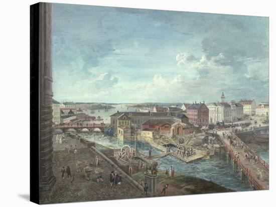 View of Stockholm from the Royal Palace-Elias Martin-Stretched Canvas