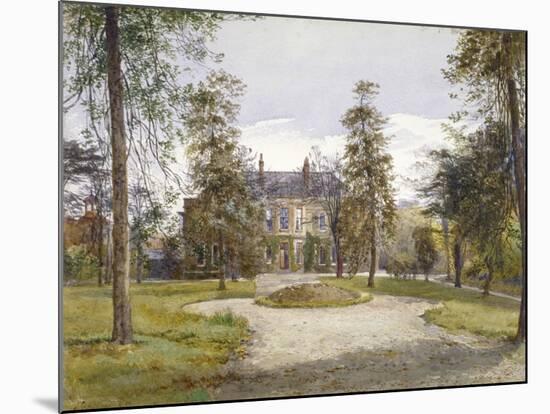 View of Stockwell Park House from the Garden, Lambeth, London, 1887-John Crowther-Mounted Giclee Print