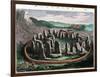 View of Stonehenge from the Atlas Van Loon-null-Framed Giclee Print