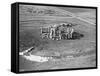 View of Stonehenge Ruins as Seen from the Air-null-Framed Stretched Canvas