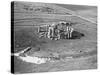 View of Stonehenge Ruins as Seen from the Air-null-Stretched Canvas