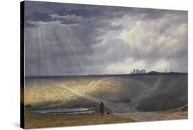 View of Stonehenge-J. M. W. Turner-Stretched Canvas