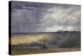 View of Stonehenge-J. M. W. Turner-Stretched Canvas