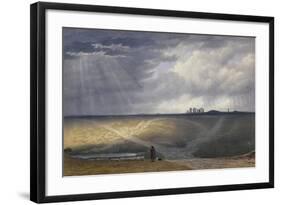 View of Stonehenge-J. M. W. Turner-Framed Giclee Print