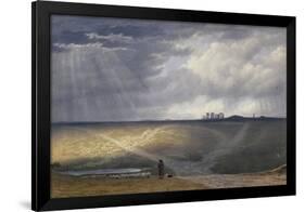 View of Stonehenge-J. M. W. Turner-Framed Giclee Print